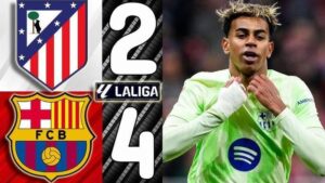 แอตเลติโก มาดริด 2-4 บาร์เซโลน่า